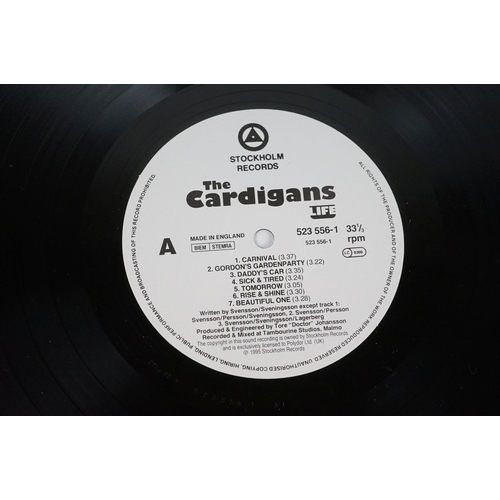 34 - Vinyl - Two The Cardigans LPs to include First Band On The Moon on Stockholm Records 533117-1, sleev... 