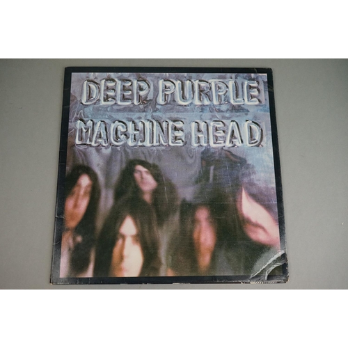 55 - Vinyl - Deep Purple 4 LP's to include In Rock (SHVL 777) no EMI on label, matrices A2 & B1, Harvest ... 