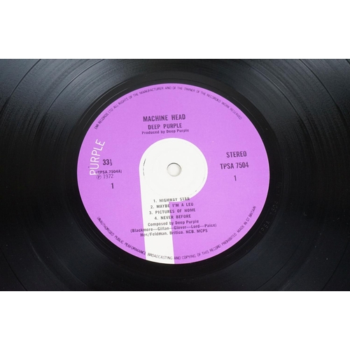 55 - Vinyl - Deep Purple 4 LP's to include In Rock (SHVL 777) no EMI on label, matrices A2 & B1, Harvest ... 