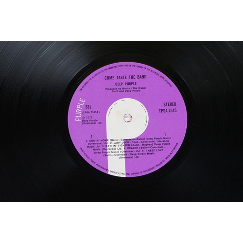 55 - Vinyl - Deep Purple 4 LP's to include In Rock (SHVL 777) no EMI on label, matrices A2 & B1, Harvest ... 