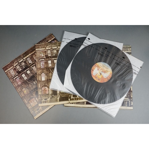 56 - Vinyl - 2 Led Zeppelin LP's to include Four Symbols (2401012) red and purple label with symbols (inv... 