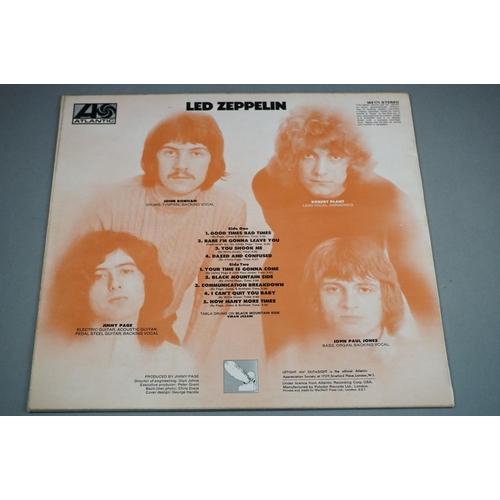 57 - Vinyl - 3 Led Zeppelin LP's to include One (588171) red and purple label, Warner Bros publishing cre... 