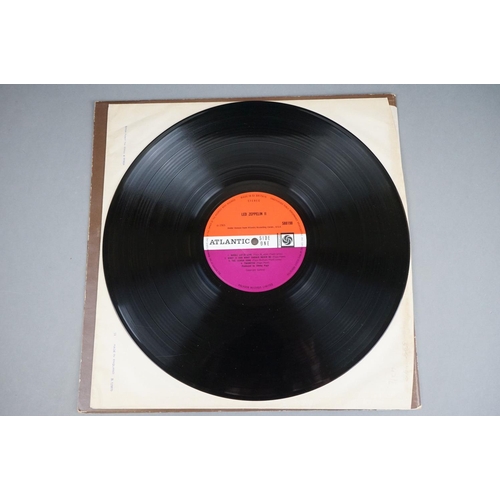 57 - Vinyl - 3 Led Zeppelin LP's to include One (588171) red and purple label, Warner Bros publishing cre... 