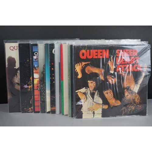 63 - Vinyl - Queen collection of 16 LP's to include The Miracle, At The Beeb, Live Magic, A Kind Of Magic... 