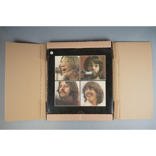 67 - Vinyl - The Beatles Let It Be (Apple PXS 1) album housed in black inner red apple to outer sleeve, s... 