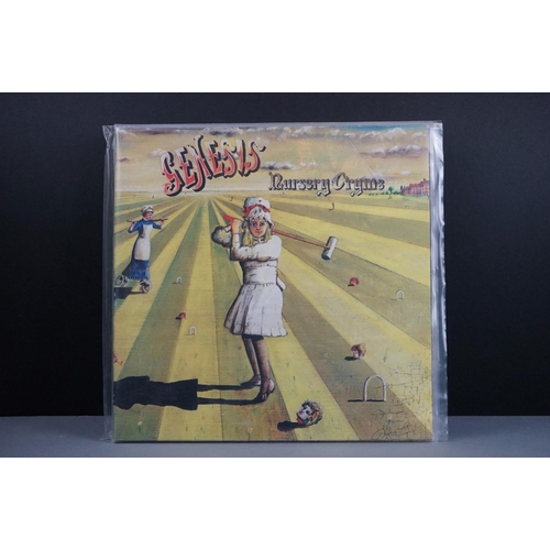 69 - Vinyl - Genesis 8 LP's to include Nursery Cryme (CAS 1052) blue Charisma label, Foxtrot (CAS 1058) s... 