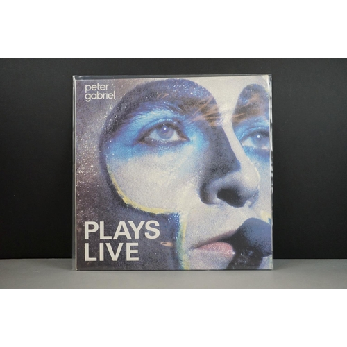 70 - Vinyl - 5 LP's and 2 12 inch singles from Peter Gabriel to include Plays Live (PGDL 1), So (PG 5) an... 