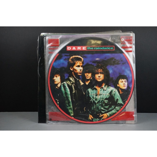 71 - Vinyl - Rock & Metal collection of 25 shaped and picture discs to include Queensryche, Europe, Bruce... 