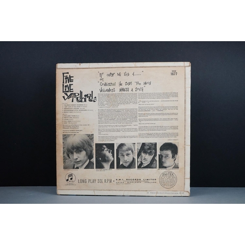 74 - Vinyl - Five Live Yardbirds (33 SX 1677) blue and black Columbia label with Sold In UK, matrices -1N... 