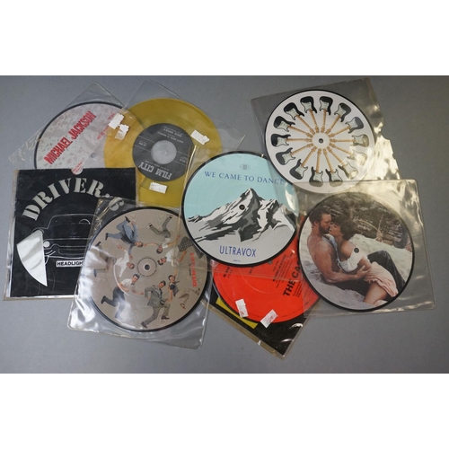 79 - Vinyl - Approx 30 picture & shaped discs picture & shaped discs including Rolling Stones, Madness, J... 