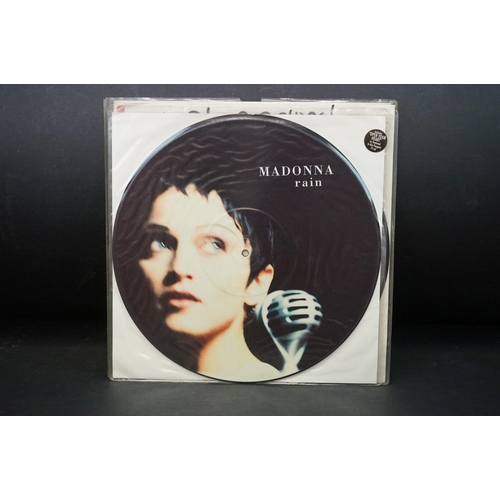 289 - Vinyl - 10 Madonna picture discs to include Rain, Who's That Girl, Express Yourself, Like A Prayer, ... 