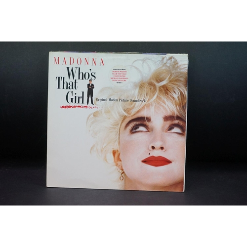 290 - Vinyl - Nine Madonna LPs to include Like A Virgin, True Blue, Whos That Girl, The Girlie Show, You C... 