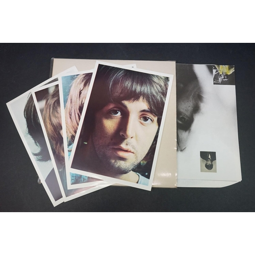 293 - Vinyl - Four The Beatles White Album LPs to include PCS7067 with inserts and poster numbered 0475682... 