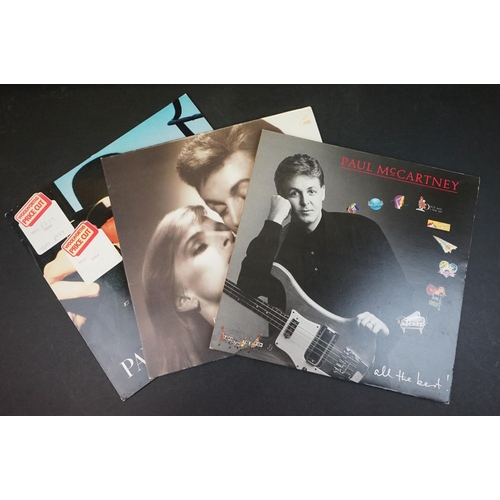 295 - Vinyl - Nine Paul McCartney / Wings LPs to include London Town (stamped to cover 'Property of EMI R ... 