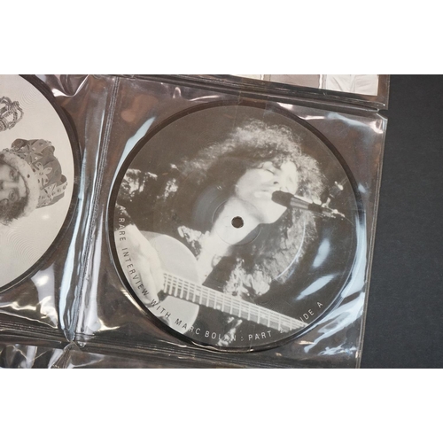 298 - Vinyl - Marc Bolan ltd edn Interview Picture Disc Collection and Michael Jackson Souvenir Pack MJ5, ... 