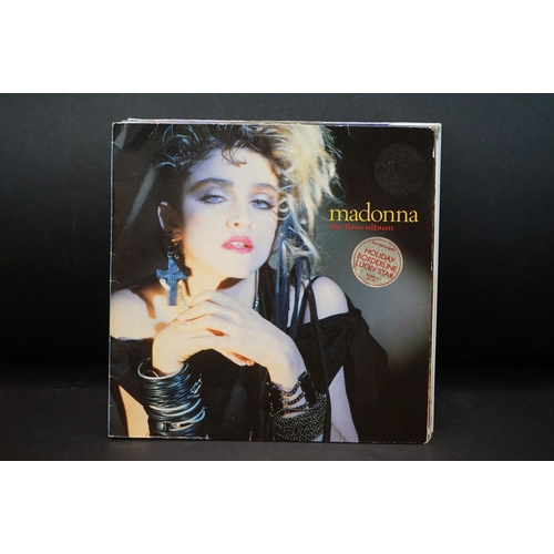 306 - Vinyl - Nine Madonna LPs to include Like A Virgin, True Blue, Whos That Girl, The Girlie Show, You C... 