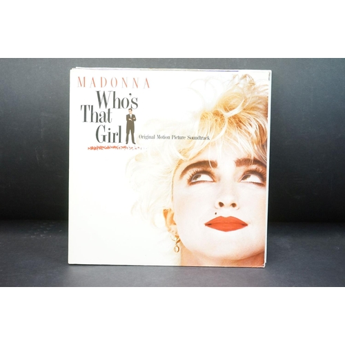 306 - Vinyl - Nine Madonna LPs to include Like A Virgin, True Blue, Whos That Girl, The Girlie Show, You C... 