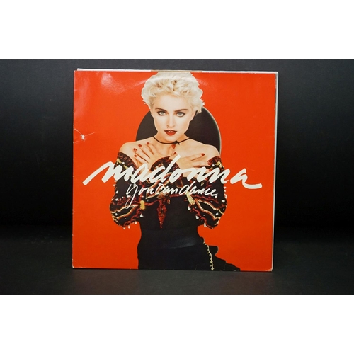 306 - Vinyl - Nine Madonna LPs to include Like A Virgin, True Blue, Whos That Girl, The Girlie Show, You C... 