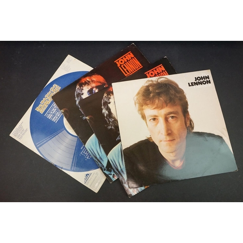 307 - Vinyl - 16 John Lennon and related LPs to include Imagine, Mind Games, Rock n Roll, Double Fantasy, ... 