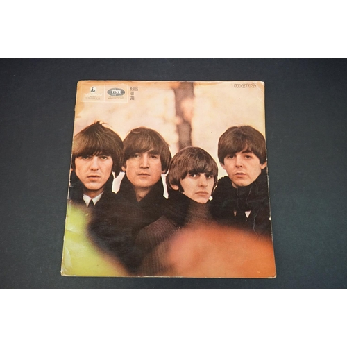 342 - Vinyl - Four The Beatles LPs to include Abbey Road PCS7088, For Sale PMC1240 flip back, Hard Days Ni... 