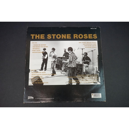 611 - Vinyl - The Stone Roses 2 LP's to include Self Titled (ORE LP 502) x 2 and 2 12