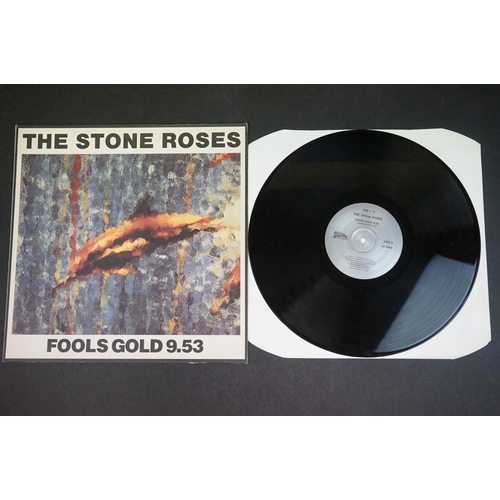 611 - Vinyl - The Stone Roses 2 LP's to include Self Titled (ORE LP 502) x 2 and 2 12