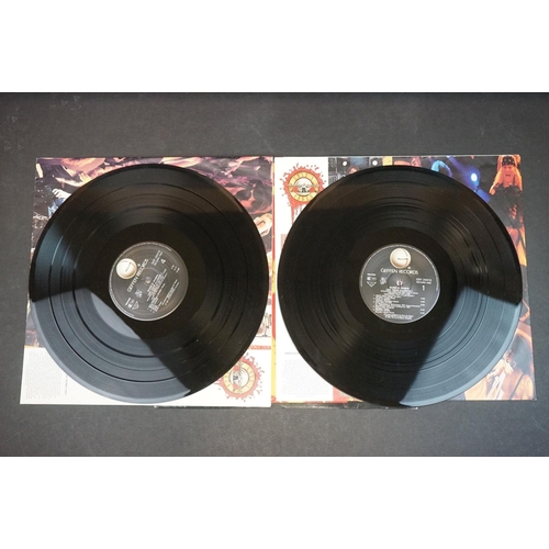 612 - Vinyl - Guns N Roses 4 LP's to include Appetite For Destruction (WX 125) 3 stickers to sleeve but Ja... 