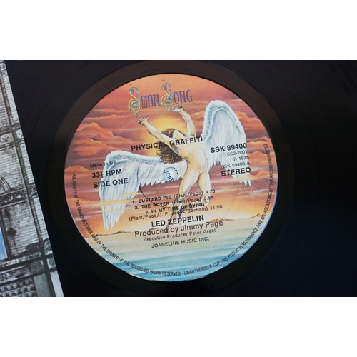 615 - Vinyl - Led Zeppelin three LP's to include Two (K 40037) Atlantic green and orange label, Physical G... 