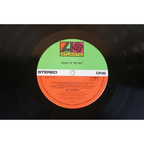 615 - Vinyl - Led Zeppelin three LP's to include Two (K 40037) Atlantic green and orange label, Physical G... 