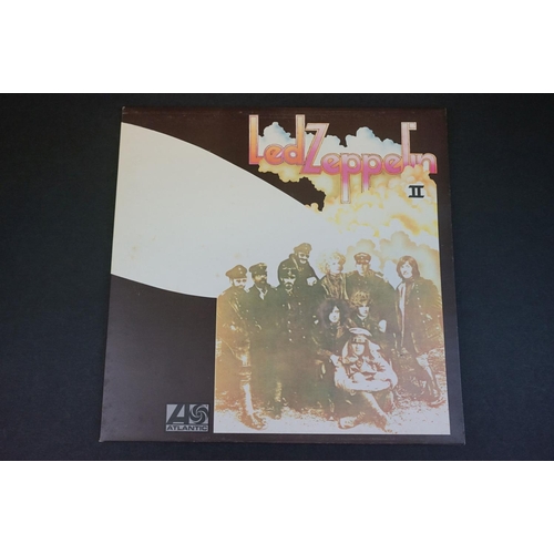 615 - Vinyl - Led Zeppelin three LP's to include Two (K 40037) Atlantic green and orange label, Physical G... 