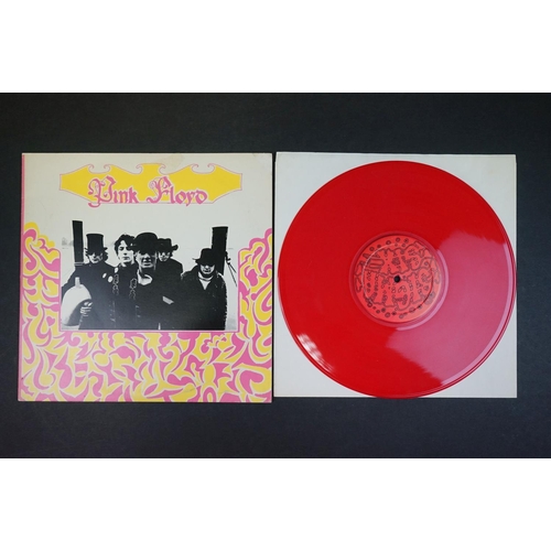 622 - Vinyl - Pink Floyd LSD 67 unofficial live 4 track 10 inch on red vinyl.  Sleeve G+ with losses to bo... 