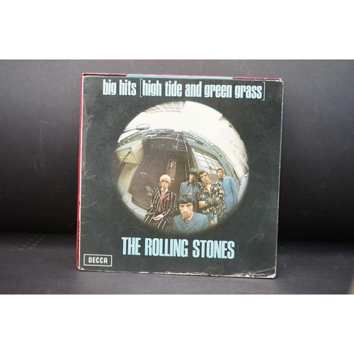 691 - Vinyl - Rolling Stones 8 LP's to include Rewind (1971-84) poor sleeve, Emotional Rescue, Made In The... 