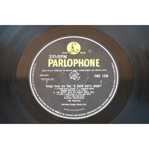 693 - Vinyl - The Beatles 3 LP's in custom sleeve to include Please Please Me (PMC 1202), A Hard Days Nigh... 