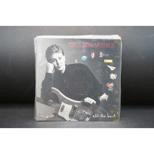 708 - Vinyl - Paul McCartney, Wings, John Lennon - from Paul 3 LP's All The Best, Two and Flowers In The D... 