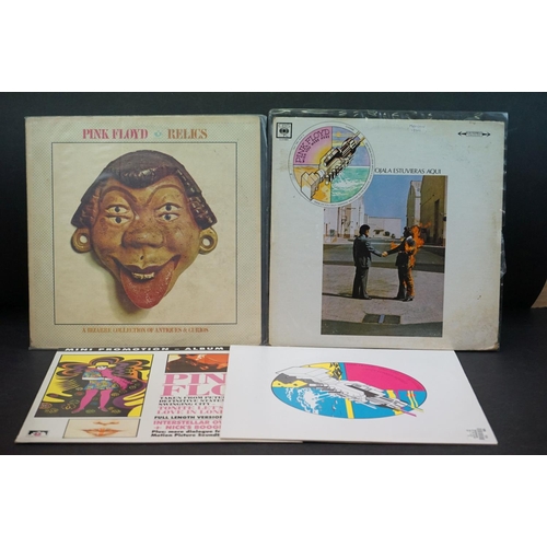 711 - Vinyl & Autograph - Pink Floyd 3 LP's to include Tonite Let's All Make Love In London (SEA 4) mono, ... 