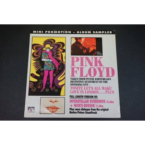 711 - Vinyl & Autograph - Pink Floyd 3 LP's to include Tonite Let's All Make Love In London (SEA 4) mono, ... 