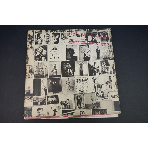 714 - Vinyl - Collection of 6 LP's featuring Rollings Stones Sticky Fingers, Exile On Main St, Out Of Our ... 