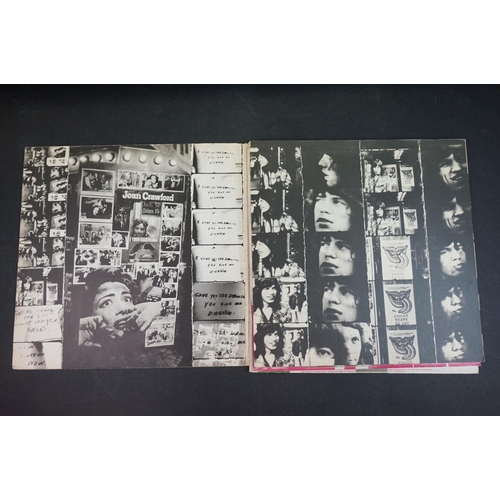 714 - Vinyl - Collection of 6 LP's featuring Rollings Stones Sticky Fingers, Exile On Main St, Out Of Our ... 