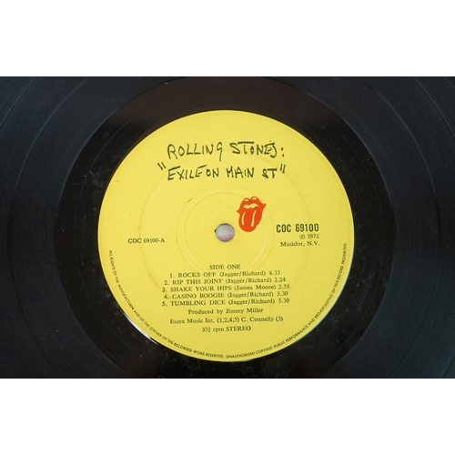 714 - Vinyl - Collection of 6 LP's featuring Rollings Stones Sticky Fingers, Exile On Main St, Out Of Our ... 