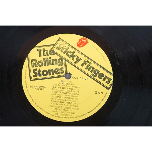 714 - Vinyl - Collection of 6 LP's featuring Rollings Stones Sticky Fingers, Exile On Main St, Out Of Our ... 