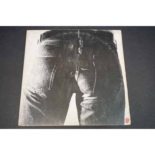 714 - Vinyl - Collection of 6 LP's featuring Rollings Stones Sticky Fingers, Exile On Main St, Out Of Our ... 