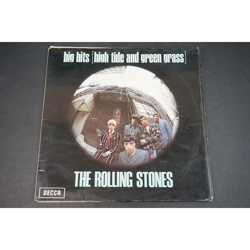 714 - Vinyl - Collection of 6 LP's featuring Rollings Stones Sticky Fingers, Exile On Main St, Out Of Our ... 