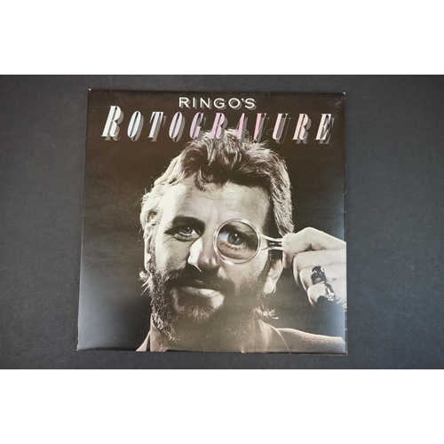 737 - Vinyl - Ringo Starr 3 LP's to include Ringo (PCTC 252) gatefold sleeve, booklet intact, Goodnight Vi... 