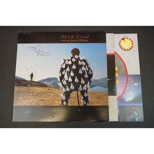 738 - Vinyl & Autographs - Pink Floyd & Members 4 LP's to include Profiles Mason & Fenn (MAF 1), Richard W... 