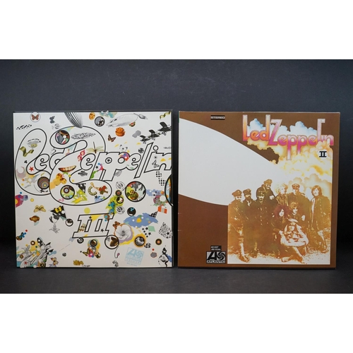 739 - Vinyl - Two Led Zeppelin LP's both German pressings to include Two (K 40037) and Three (K 50002) bot... 