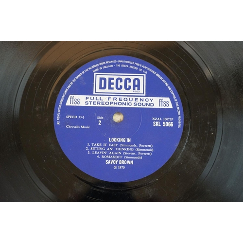 741 - Vinyl - Savoy Brown Looking In (Decca SKL 5066) early copy with dull sleeve, boxed Decca blue label ... 