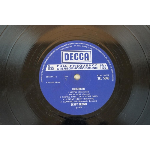 741 - Vinyl - Savoy Brown Looking In (Decca SKL 5066) early copy with dull sleeve, boxed Decca blue label ... 