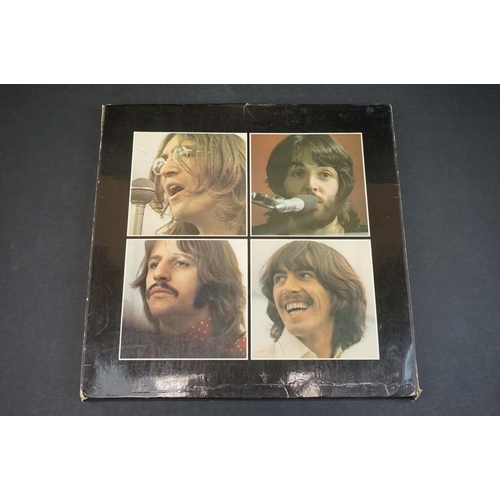 745 - Vinyl - The Beatles Let It Be Box Set.  No poster, book has some detached pages, red apple to rear o... 