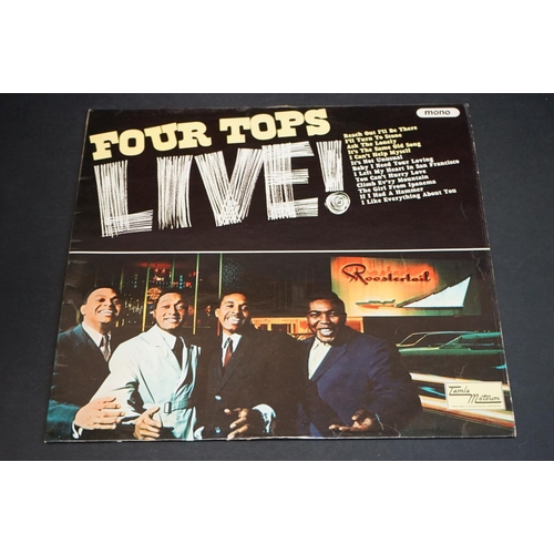 746 - Vinyl - 6 Tamla Motown LP's to include from The Four Tops Live (TML 11041) and On Top (TML 11037), f... 