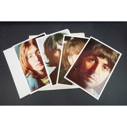 747 - Vinyl - The Beatles White Album (PCS 7067/8) stereo No 0578001, top loader, 4 photos, no poster, bla... 